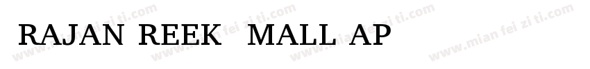 TrajanGreek SmallCap字体转换